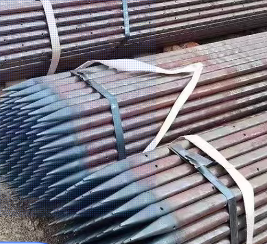 甘肃超前小导管预埋钢管出尖打孔焊倒刺无缝焊管厂